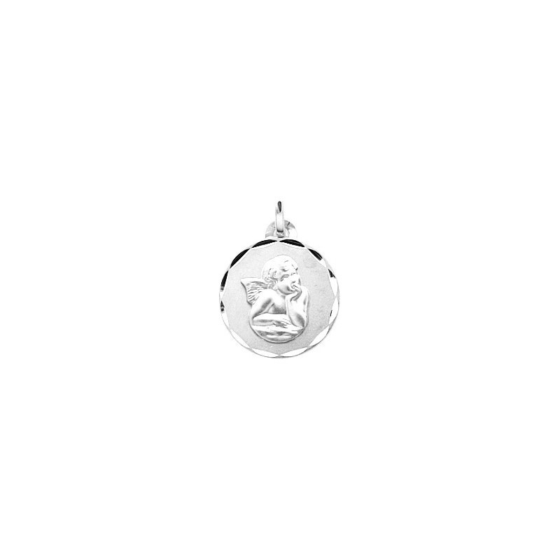 MEDAILLE PENDENTIF CARADOR ARGENT MOTIF ANGE