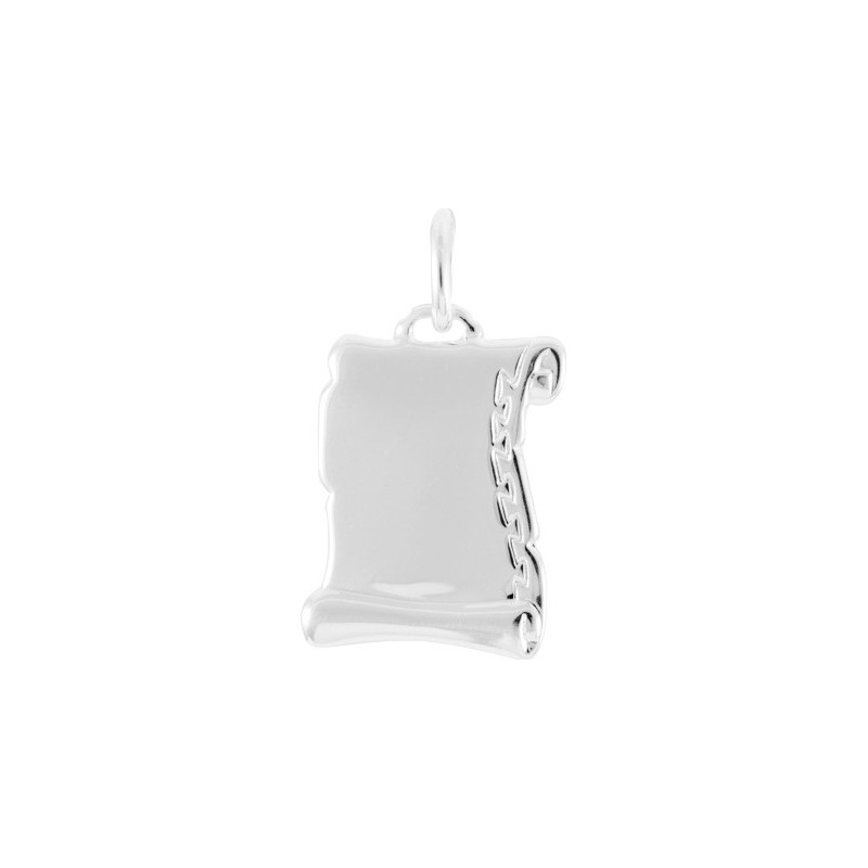 PENDENTIF CARADOR ARGENT PARCHEMIN
