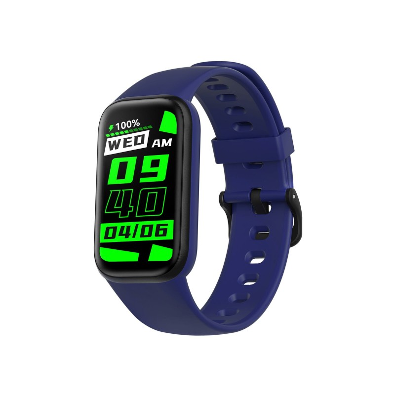 Montre Connectée Mixte Smarty Energy bracelet silicone bleu