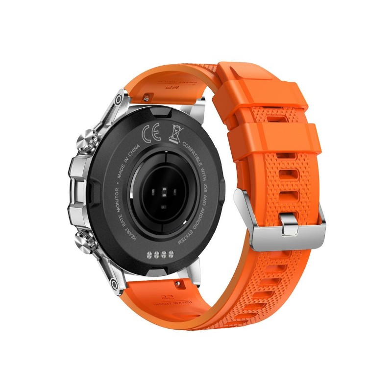 Montre Connectée Mixte Smarty Game bracelet en silicone orange