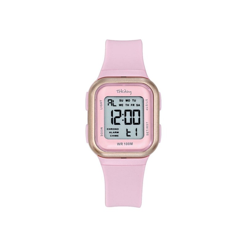 Montre Tekday Junior Digital Rose en Silicone