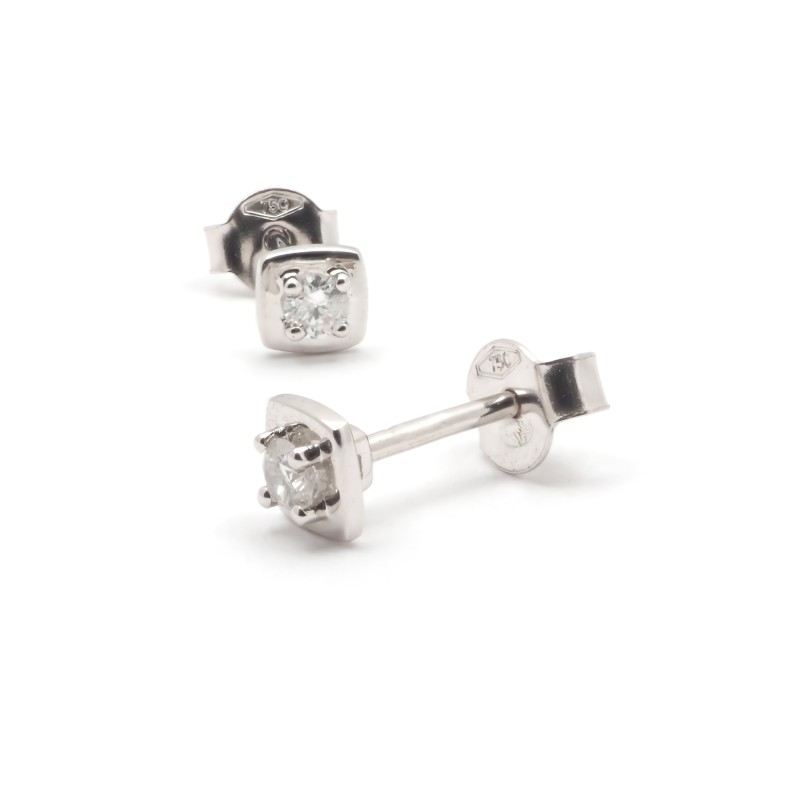 Carador - Boucles d'oreilles OR 750/000 et Diamant