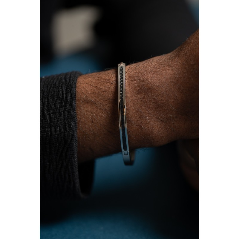 Bracelet SACHA Homme Phebus en Acier bicolore