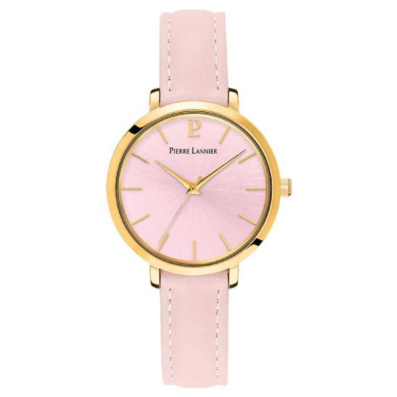 Montre Femme CHOUQUETTE Cadran Rose en Cuir Rose