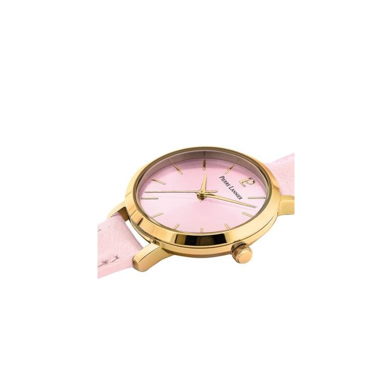 Montre Femme CHOUQUETTE Cadran Rose en Cuir Rose