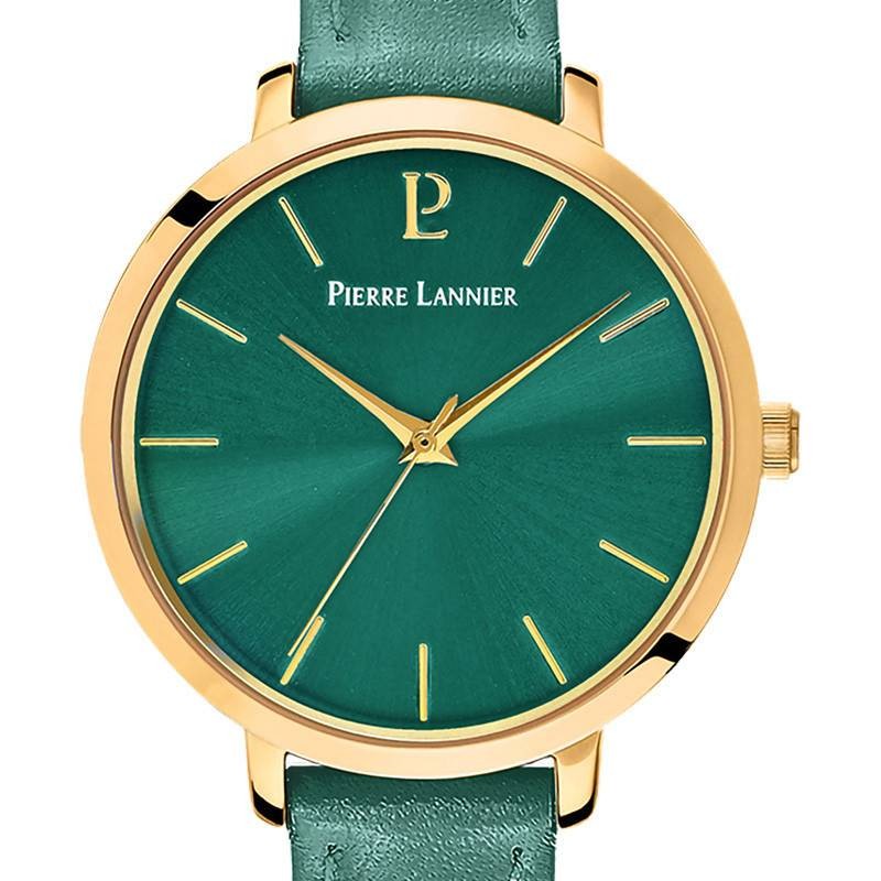 Montre Femme CHOUQUETTE Cadran Vert et Cuir Vert