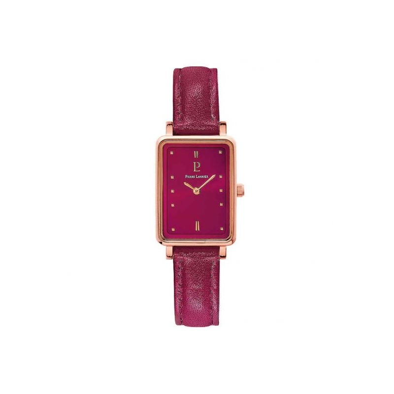 Montre Femme Pierre Lannier Ariane Rouge en Cuir