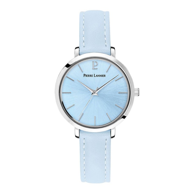 Montre Femme CHOUQUETTE Cadran Bleu en Cuir Bleu