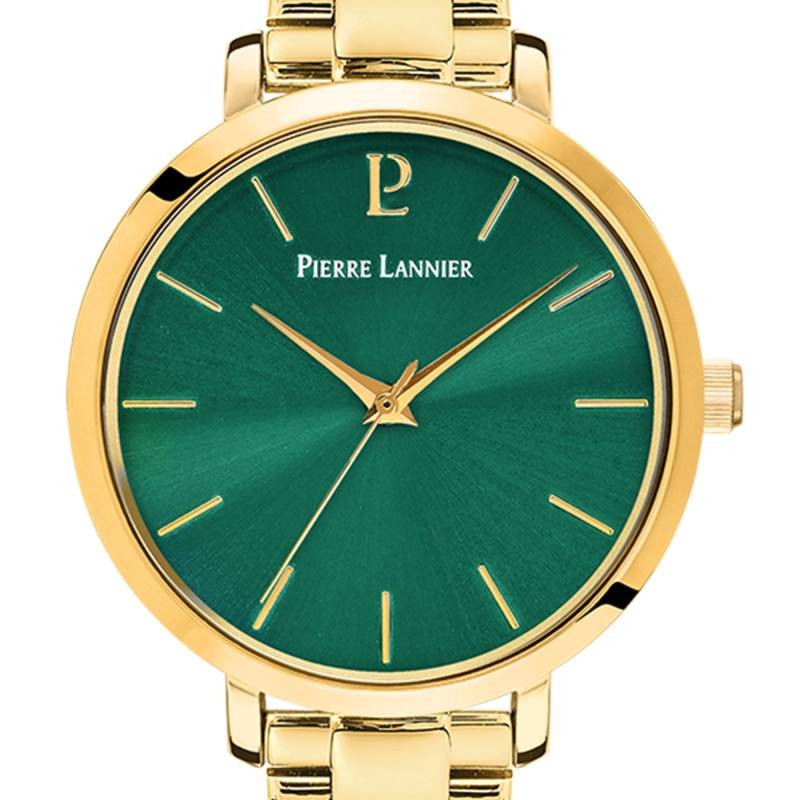 Montre Femme Pierre Lannier Chouquette en Doré Cadran Vert