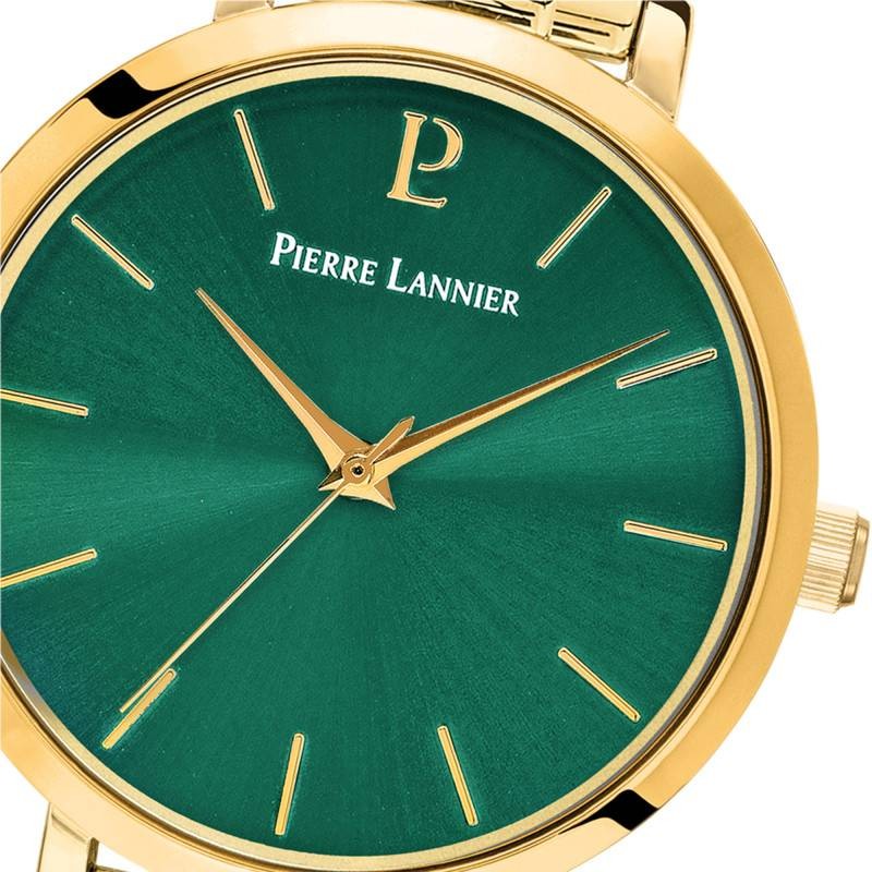 Montre Femme Pierre Lannier Chouquette en Doré Cadran Vert