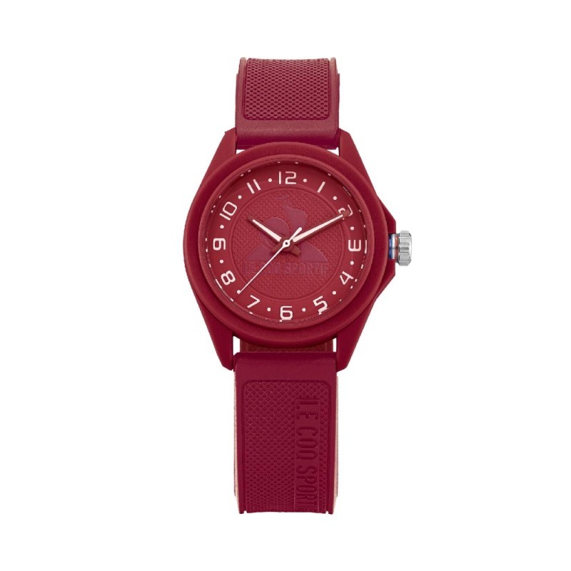 MONTRE LE COQ SPORTIF MONOCHROME EN BIOSOURCE ROUGE