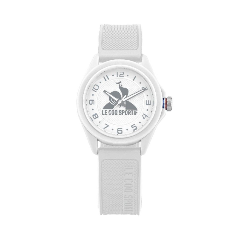 MONTRE LE COQ SPORTIF MONOCHROME EN BIOSOURCE BLANCHE