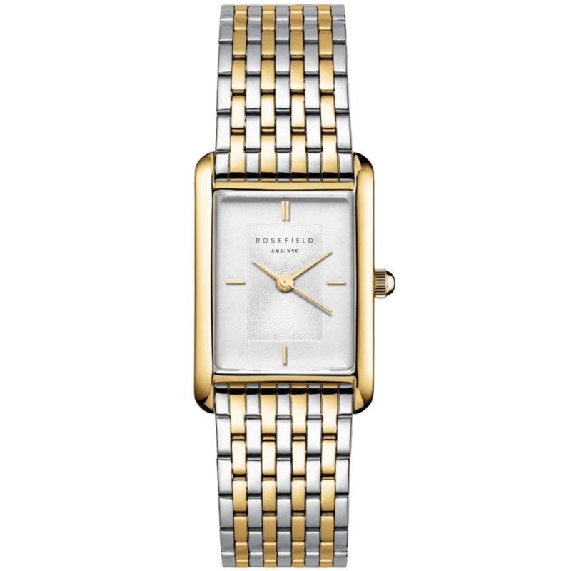 Montre Rosefield Femme Heirloom bicolore boitier rectangle