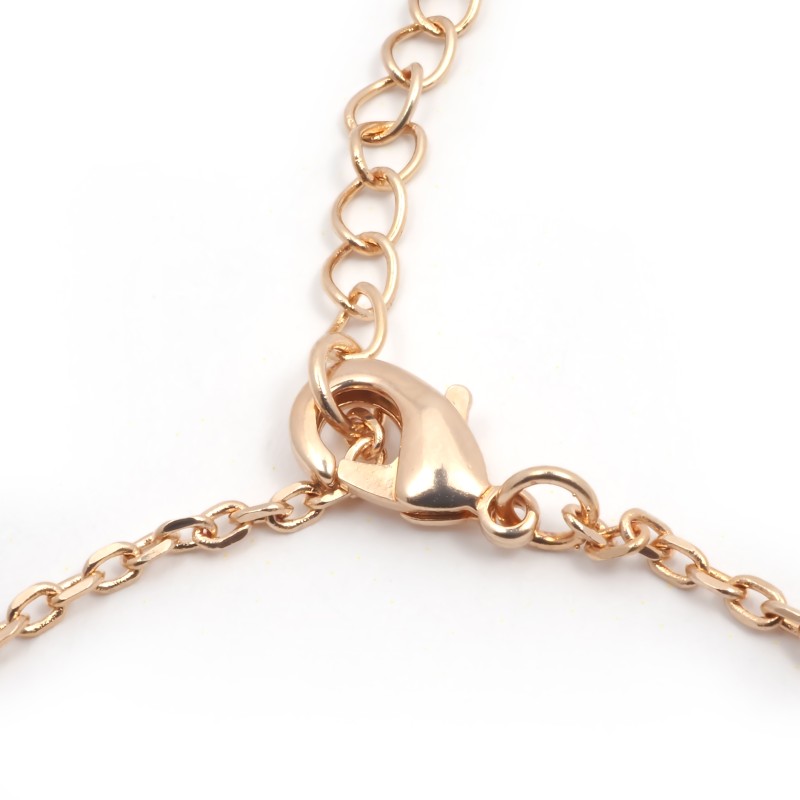 Bracelet fantaisie femme carador en plaqué or avec spinelle vert