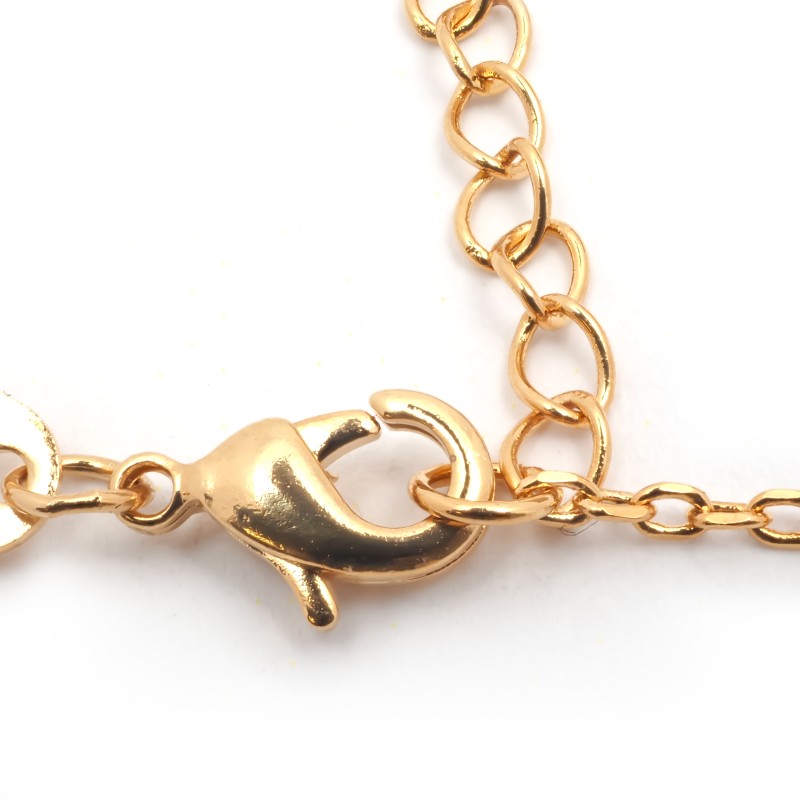 Collier fantaisie femme carador en plaqué or avec oxydes de zirconium