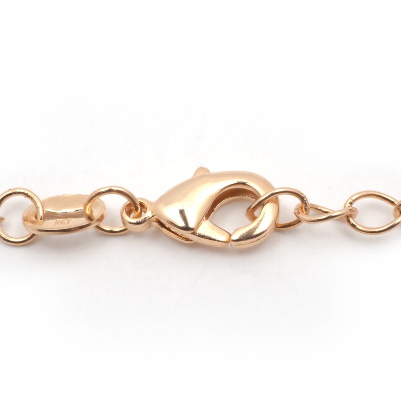 Collier fantaisie femme carador en plaqué or avec oxydes de zirconium et spinelle verte