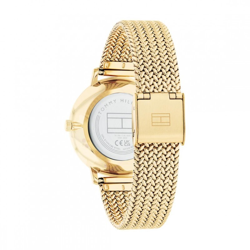 Montre Tommy Hilfiger Femme Tea bracelet acier milanais doré