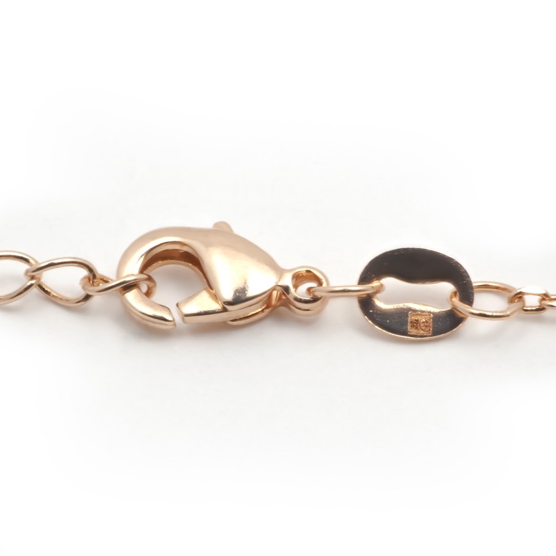 Collier Carador Femme en Plaqué Or et Oxydes de zirconium Motif étoile Maille forçat