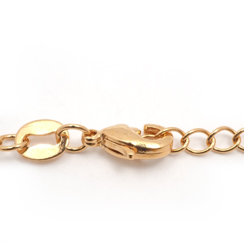 Collier Femme Carador en Plaqué Or et Oxydes de zirconium motif carré