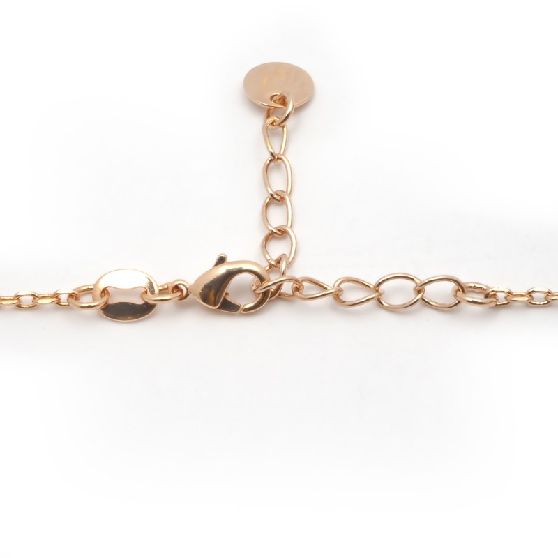 Collier Femme PHEBUS en plaqué or et céramique avec oxydes de zirconium