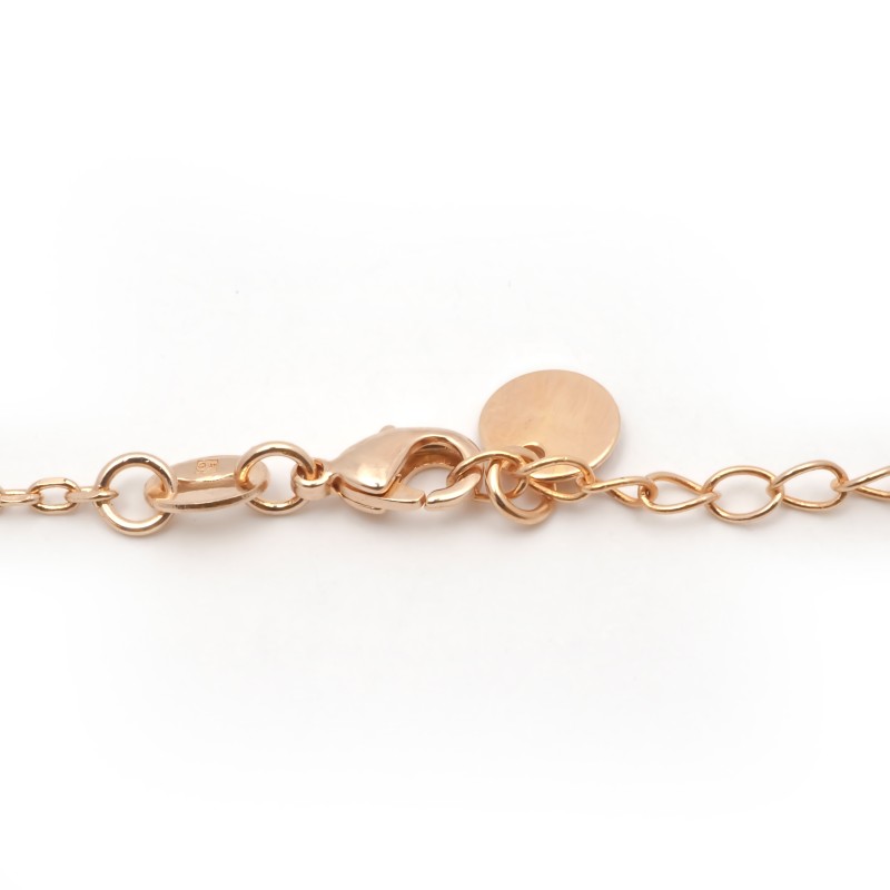 Collier Femme PHEBUS NORA en plaqué or et céramique avec oxydes de zirconium