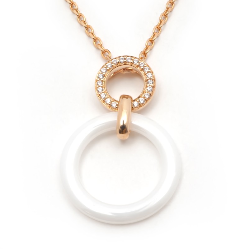 Collier Femme PHEBUS en plaqué or avec oxydes de zirconium