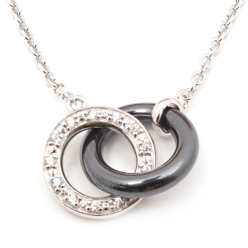 Collier Femme PHEBUS en argent 925/000 et céramique avec oxydes de zirconium