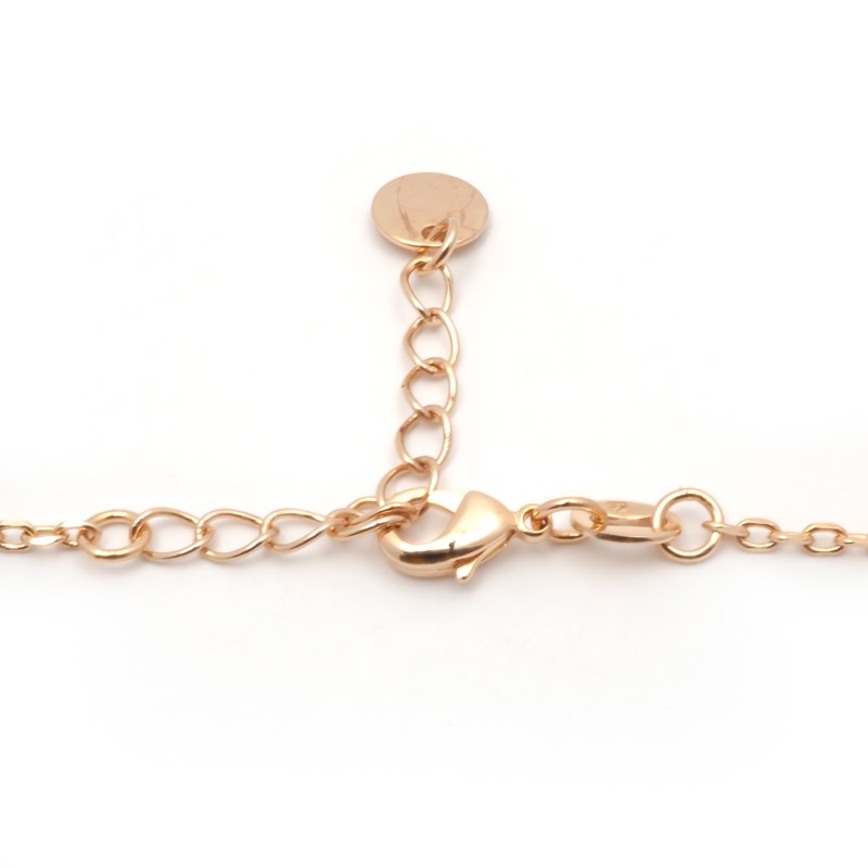 Collier Femme PHEBUS en plaqué or et céramique avec oxydes de zirconium