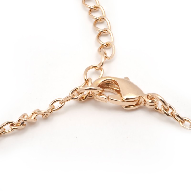 Bracelet BROOKLYN Femme Phebus en plaqué or et céramique blanche