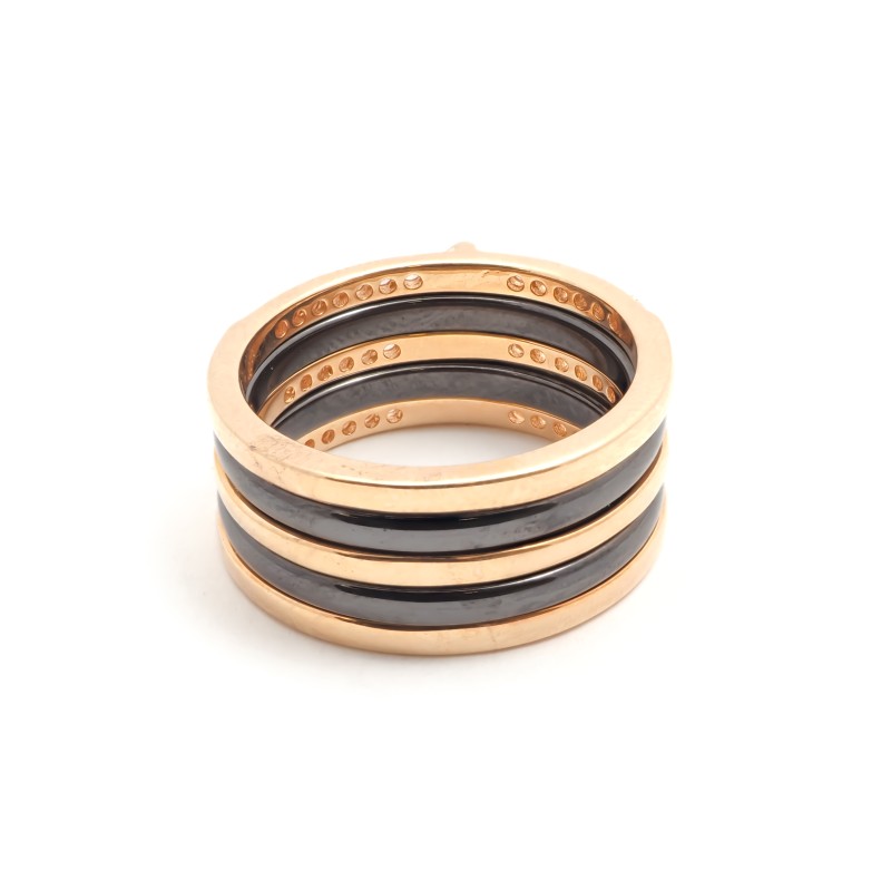 Bague Lilyana femme Phebus en plaqué or et oxydes de zirconium