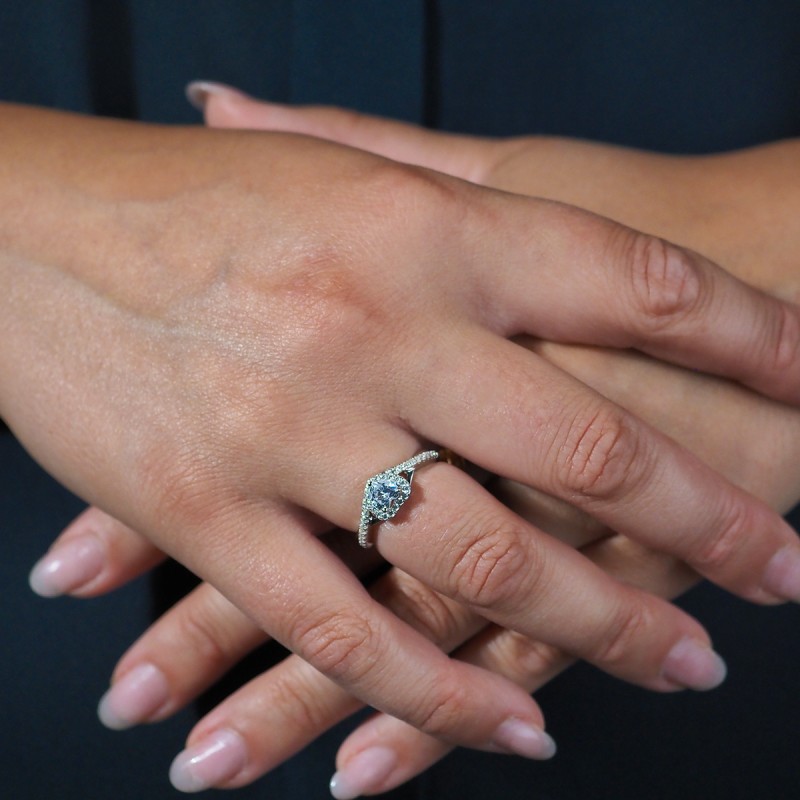 Bague femme Carador en argent motif cœur