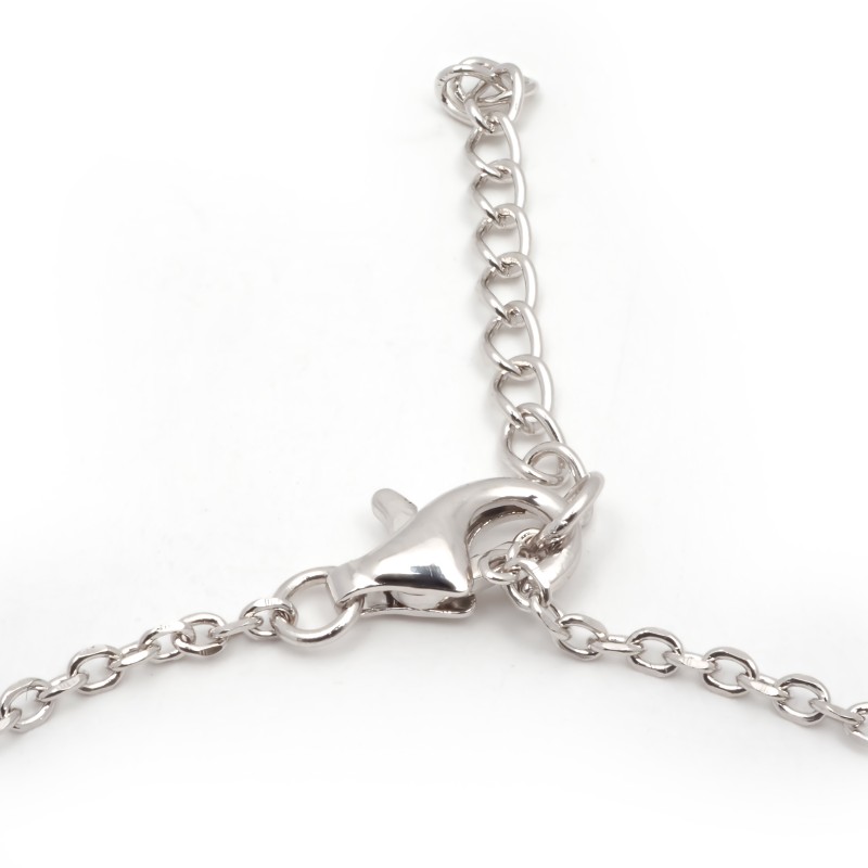 Bracelet Femme Carador en argent motif cœur avec oxydes de zirconium