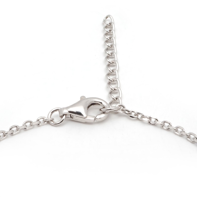 Bracelet femme fantaisie Carador en argent et oxydes de zirconium motif cœur