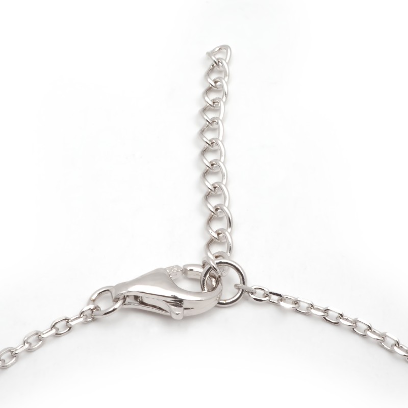 Bracelet femme Carador en argent  et oxydes de zirconium motif coeur