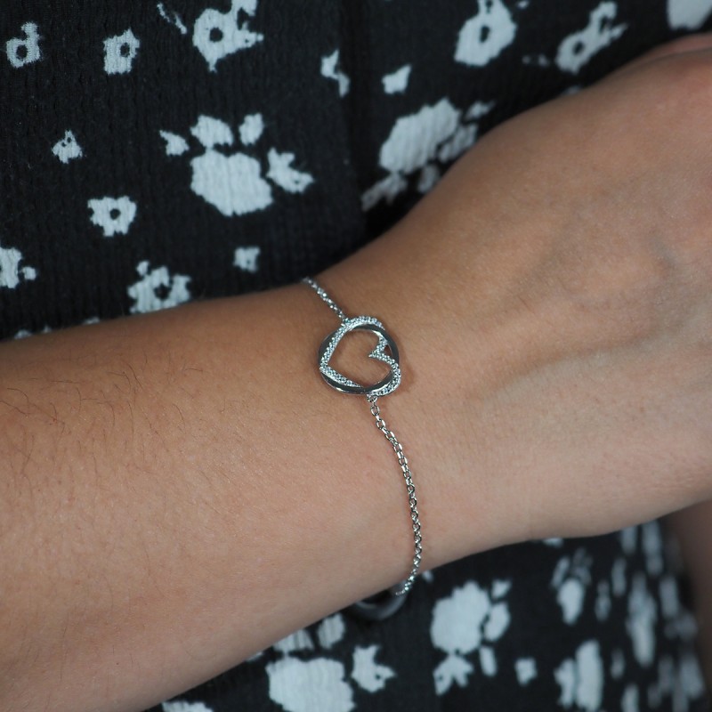 Bracelet argent femme Carador