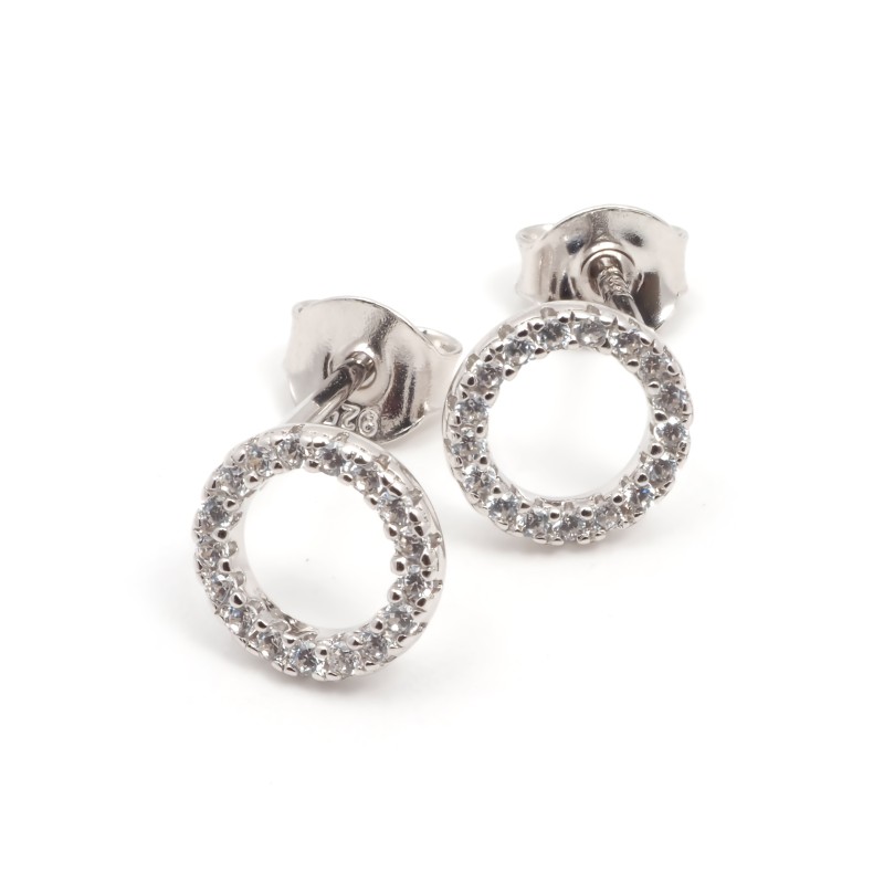 boucles d'oreilles argent femme carador