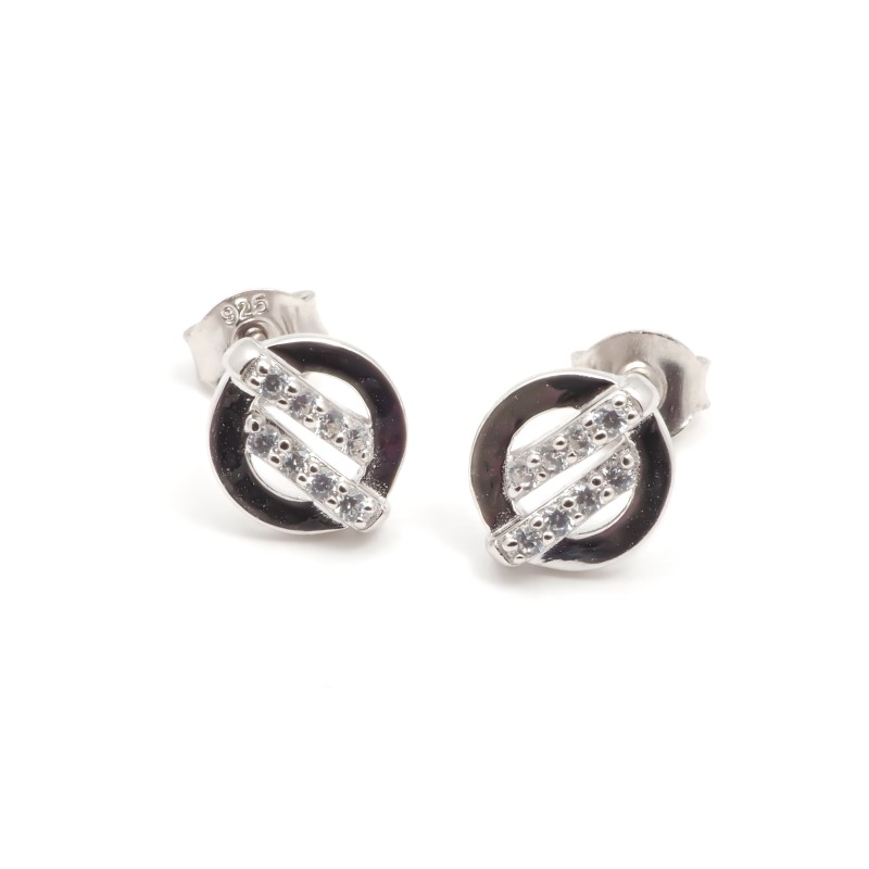 boucles d'oreilles argent femme Carador