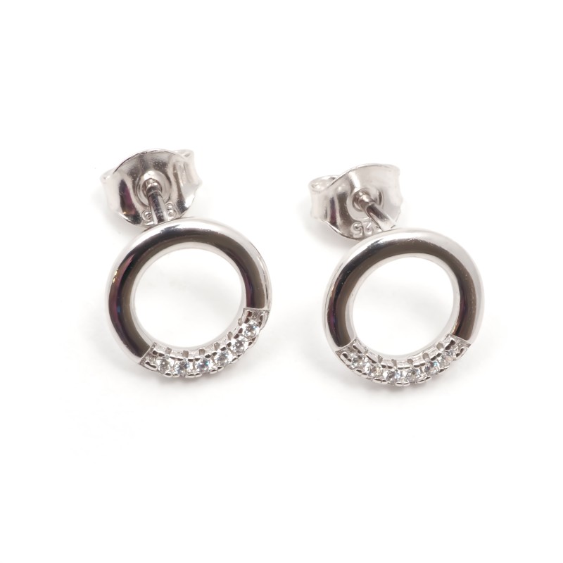 boucles d'oreilles argent femme Carador