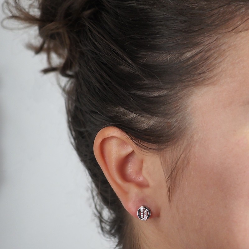 boucles d'oreilles argent femme Carador