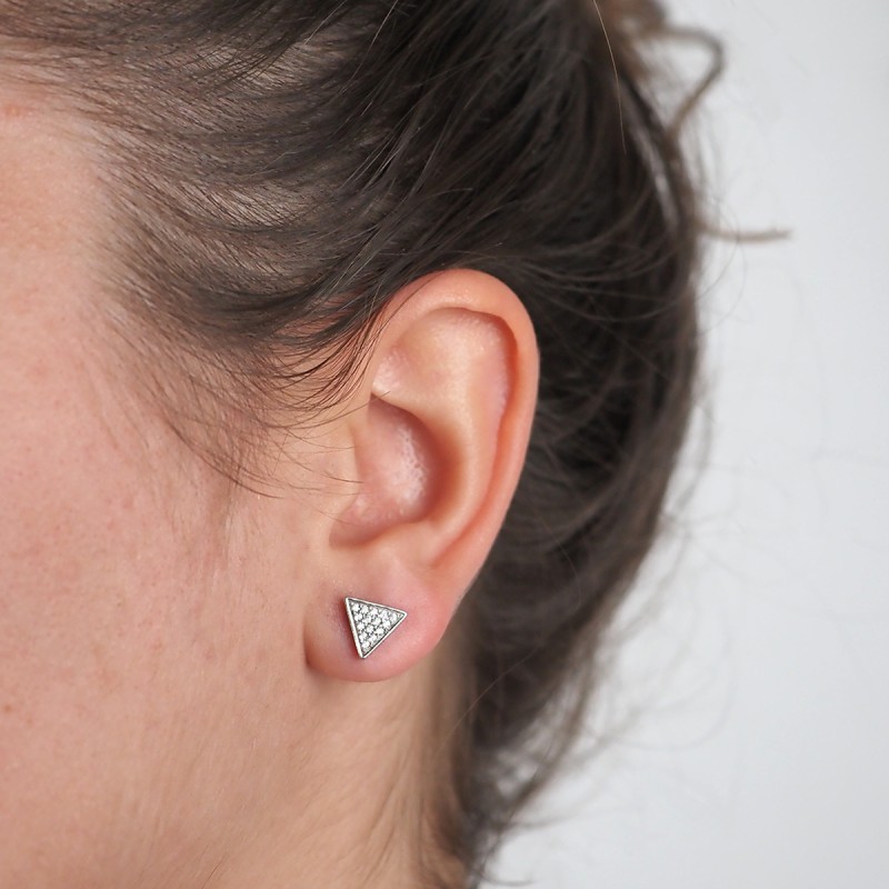 boucles d'oreilles argent femme Carador