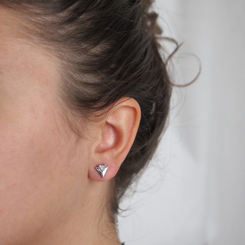 boucles d'oreilles argent femme Carador