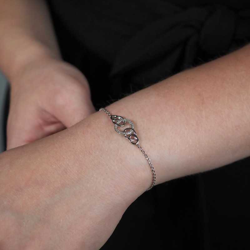 Bracelet argent femme Carador