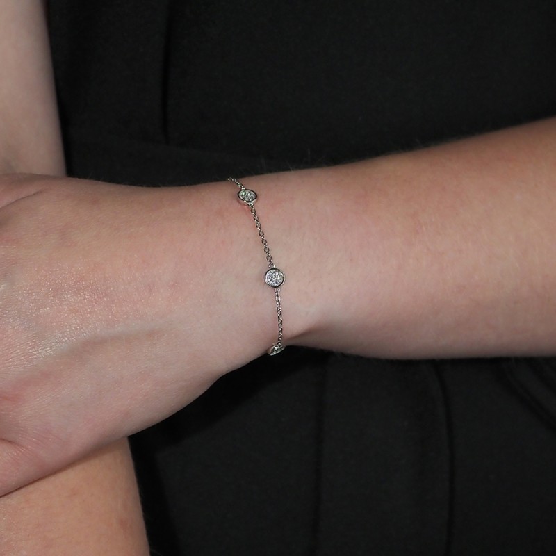 Bracelet argent femme carador