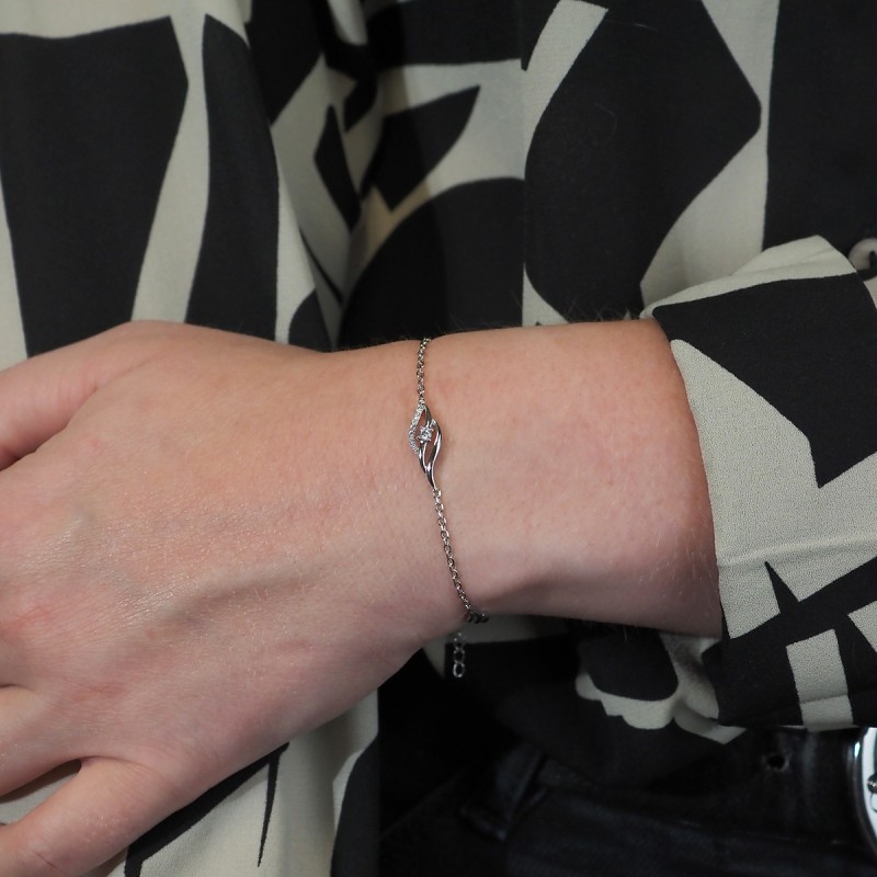 Bracelet argent femme Carador