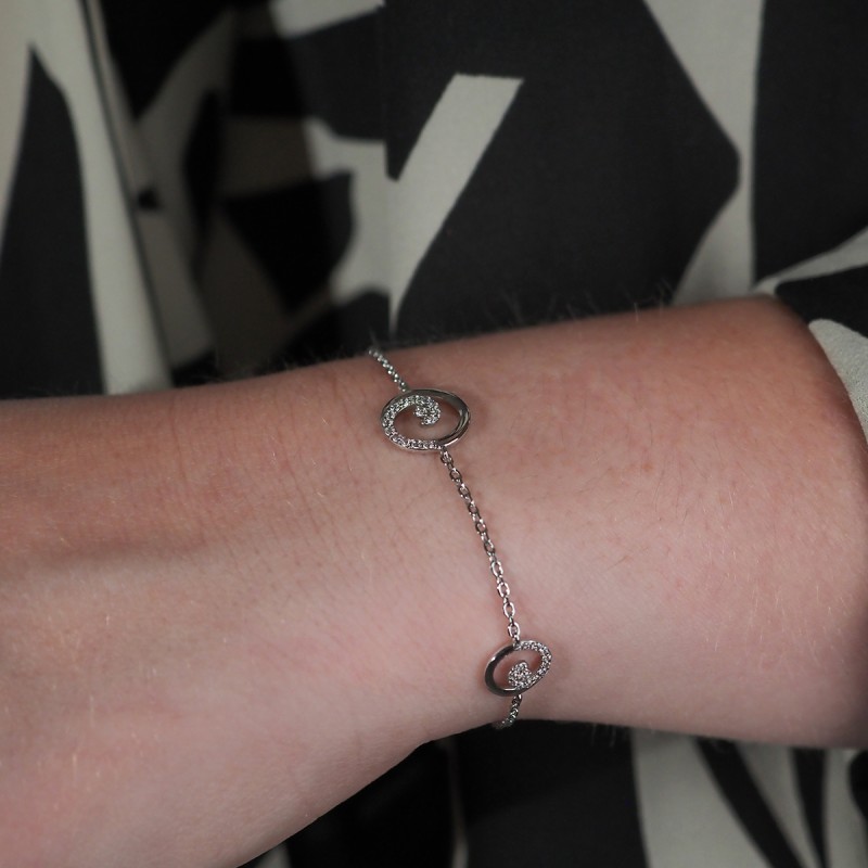 Bracelet argent femme Carador