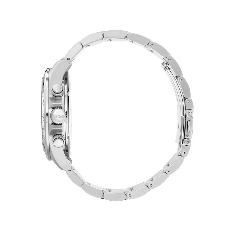 Montre Hugo Boss Hero en acier argenté cadran bleu