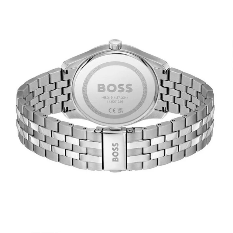 Montre Hugo Boss Principle en acier argenté et cadran vert
