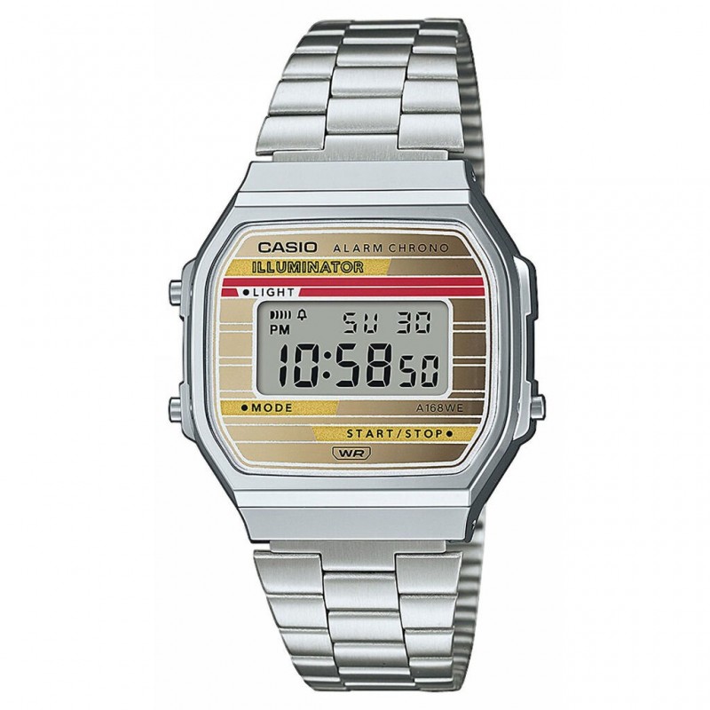 Montre CASIO Mixte Vintage acier argenté