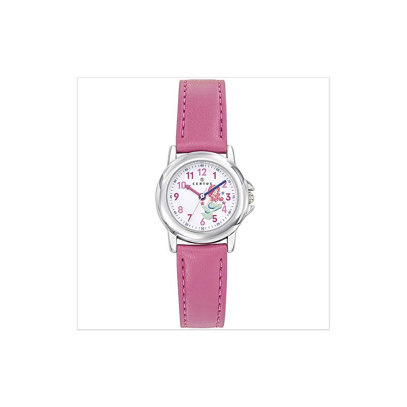 Montre Certus Junior fille Bracelet rose Cadran motif sirène
