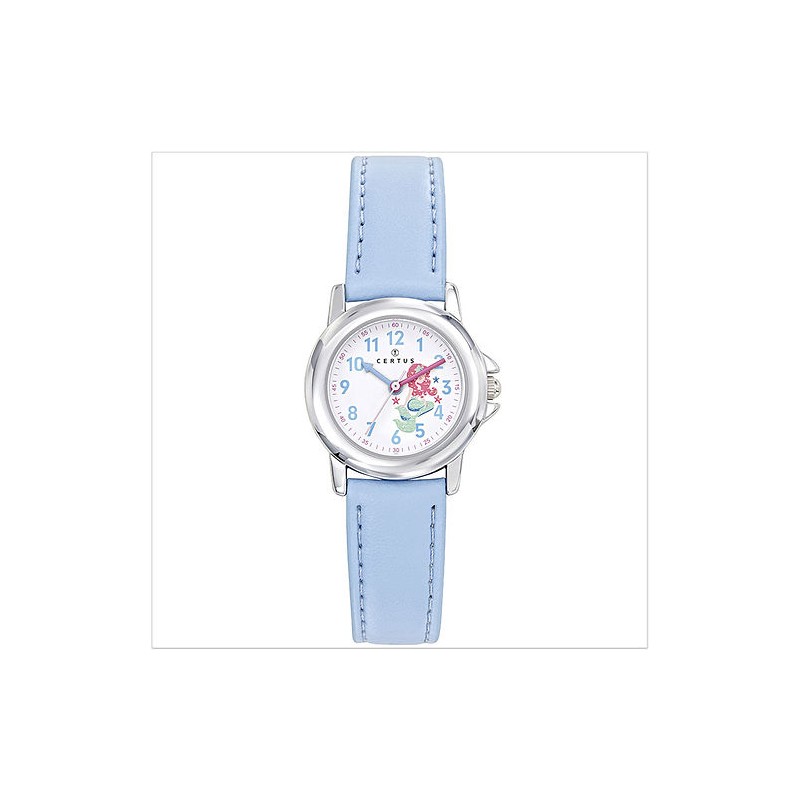 Montre Certus Junior fille Bracelet bleu Cadran motif sirène